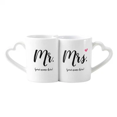 Conjunt de tasses de parella d'aniversari genial